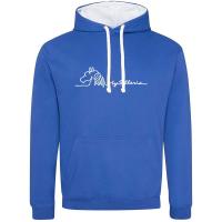 MY SELLERIA HOODIE MIT STICKEREI UNISEX BICOLOR LINIE