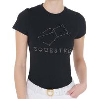 T-SHIRT EQUESTRO DAMEN MIT KONSTELLATIONS-PRINT