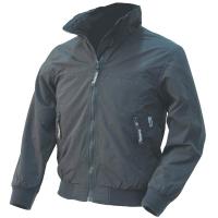 SOMMER-BOMBER-JACKE AUS ATMUNGSAKTIVEM TECHNISCHEM MATERIAL