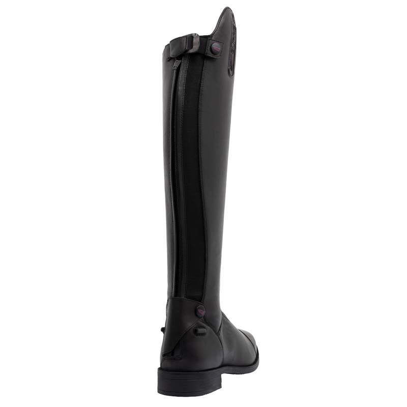 Supreme Reitstiefel mit Schnürsenkeln und Reißverschluss aus Leder - 37391