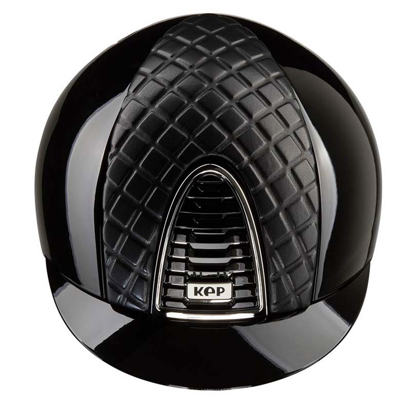 Kep italia cromo 2.0 polish reithelm mit leder - kollektion milano - 3433