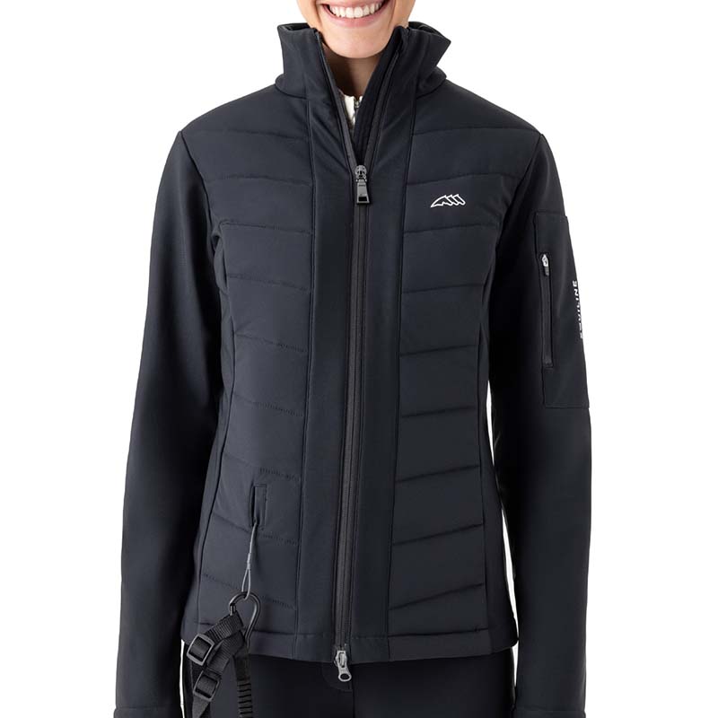 Equiline softshelljacke airbag-kompatible modell entrec - damen-reitjacke