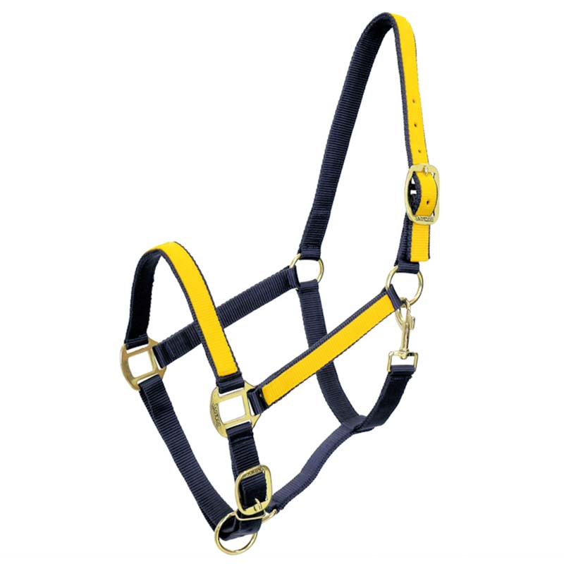 Zweifarbiger Synthetikhalfter mit Einsätzen - 0313