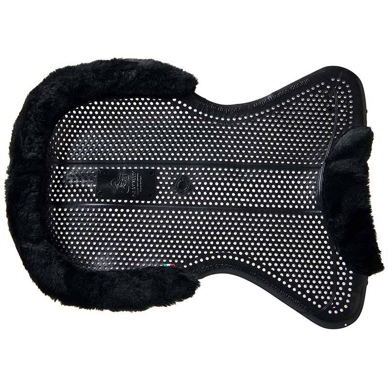 Acavallo Gel Active Sattelpad mit Kunstlammfellrand - 2946