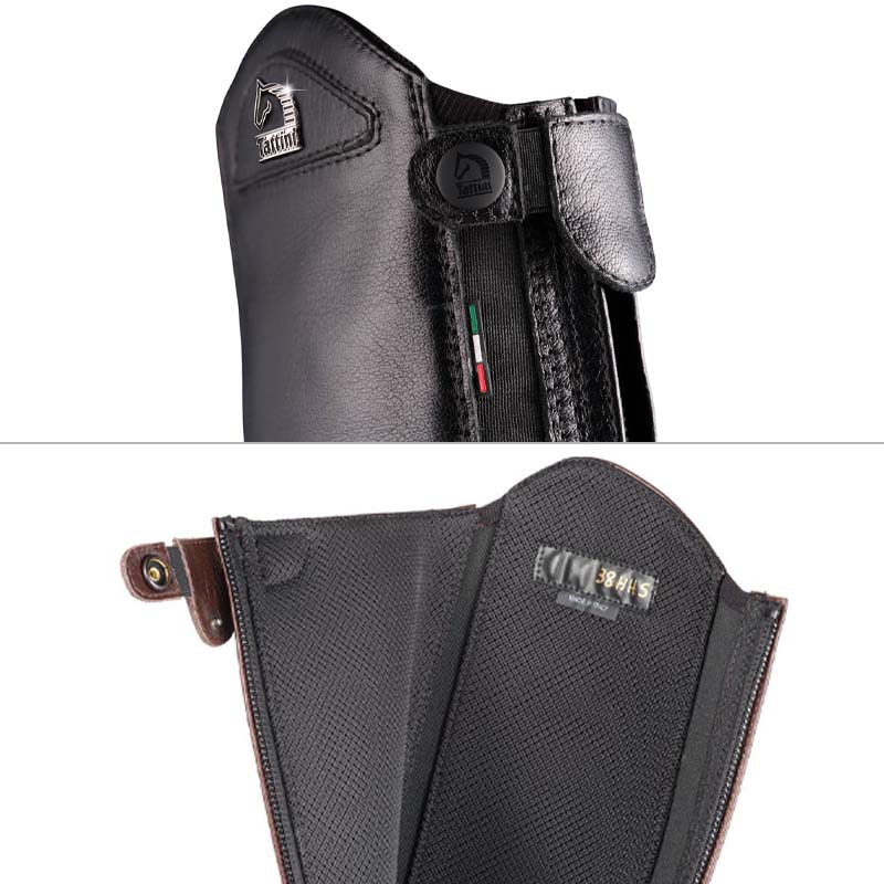 Reitstiefel Tattini SEGUGIO aus Leder mit ergonomischer Sohle - 3683