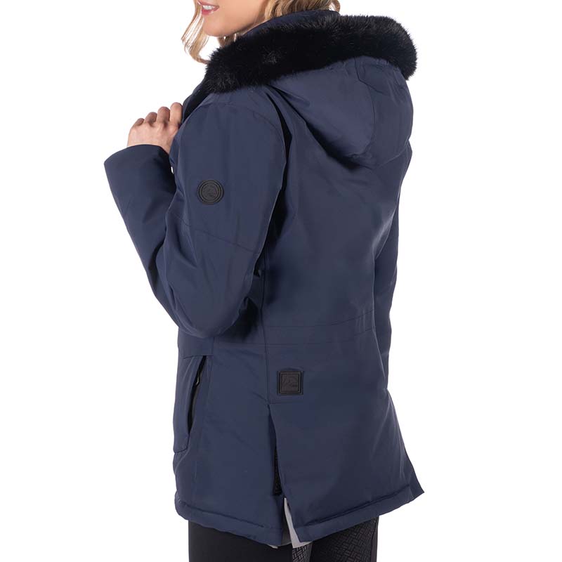 Langer wasserdichter und winddichter Damen-Reitmantel HKM – Modell Minnesota - 3428