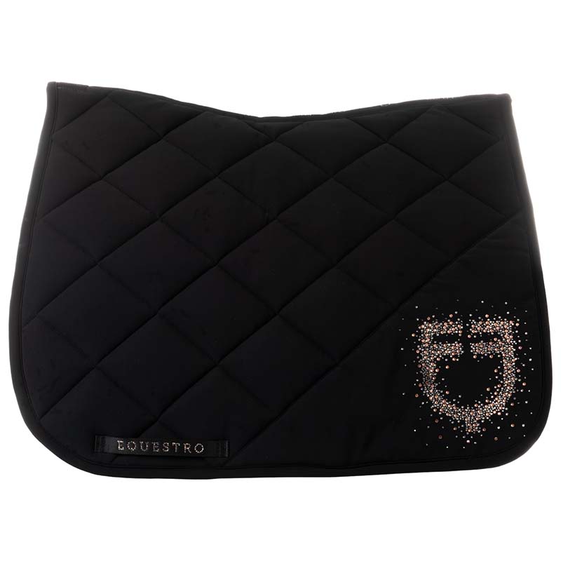 Equestro Dressurschabracke mit Kristall-Logo - 2968
