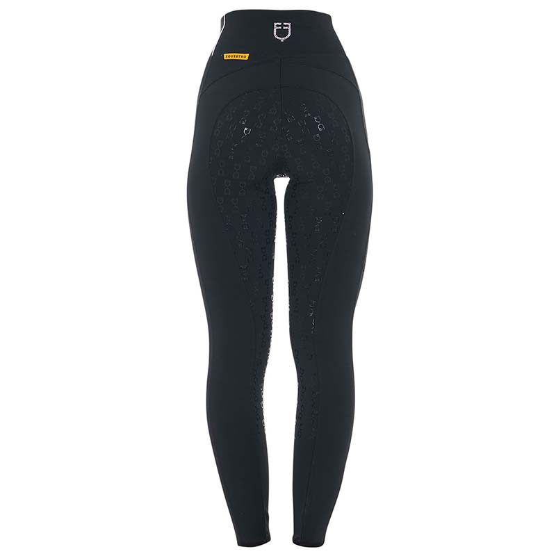 Leggings Equestro Vollgrip mit Strass - 9858
