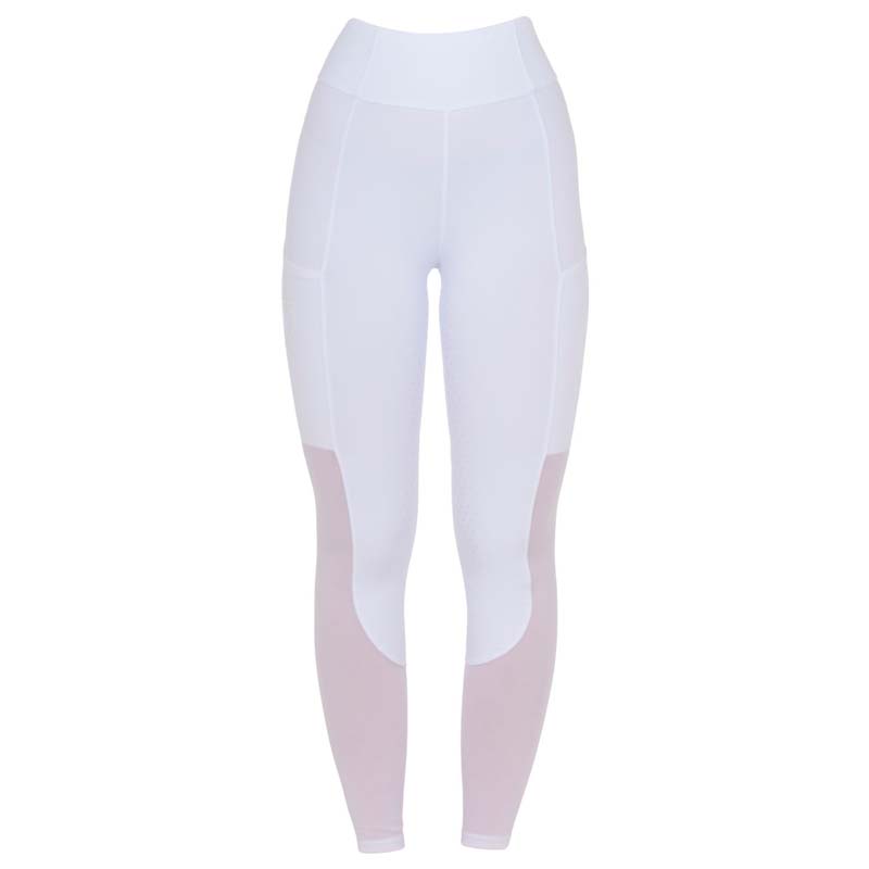 Damen Reitleggings Equestro Mesh Full Grip Sommer - 9810