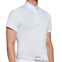 CAVALLERIA TOSCANA WETTKAMPF-POLOSHIRT AUS TECHNISCHEM PIQUET-STOFF für HERREN