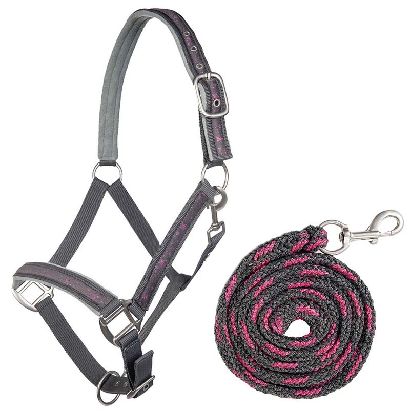 HKM Nylon Halter mit Blei Deco Stars - 0330