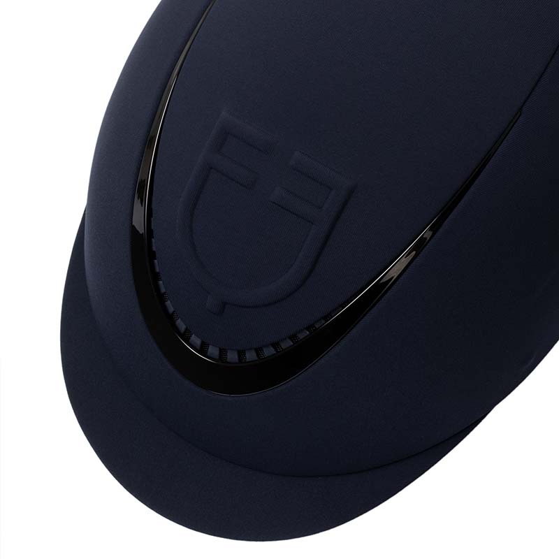 Equestro Unisex Reithelm mit Relief-Logo - 3219