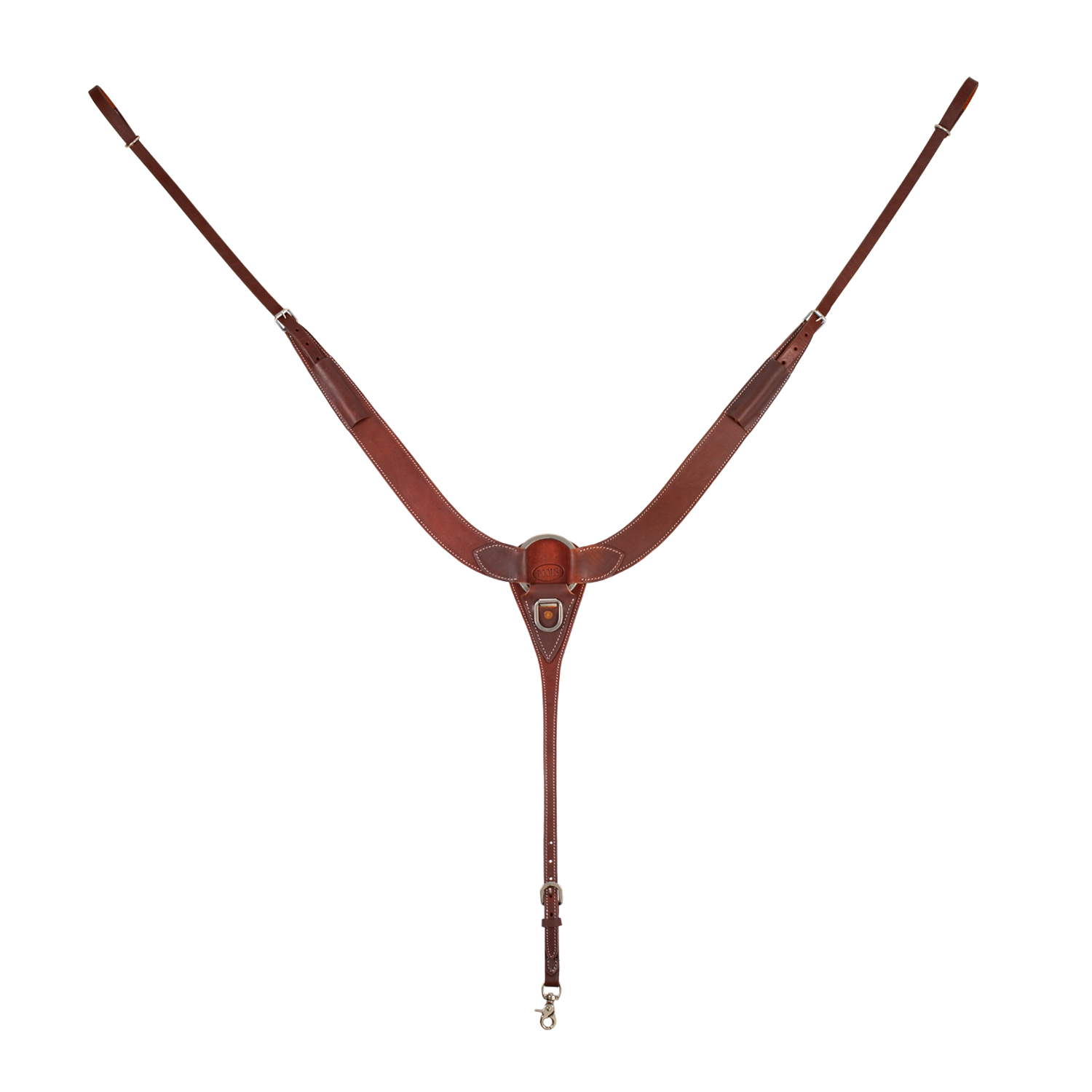 Pool’s western-brustblatt aus geöltem leder