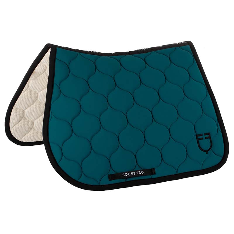 Equestro Jumping Gestepptes Sattelpad Black Line Edition - 3626