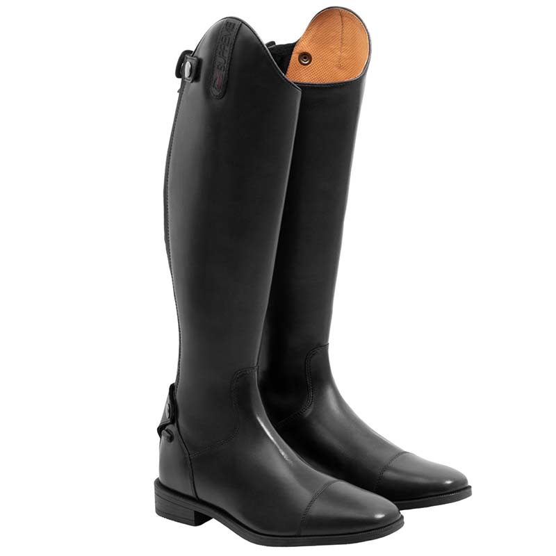 Supreme unisex reitstiefel aus glattem leder