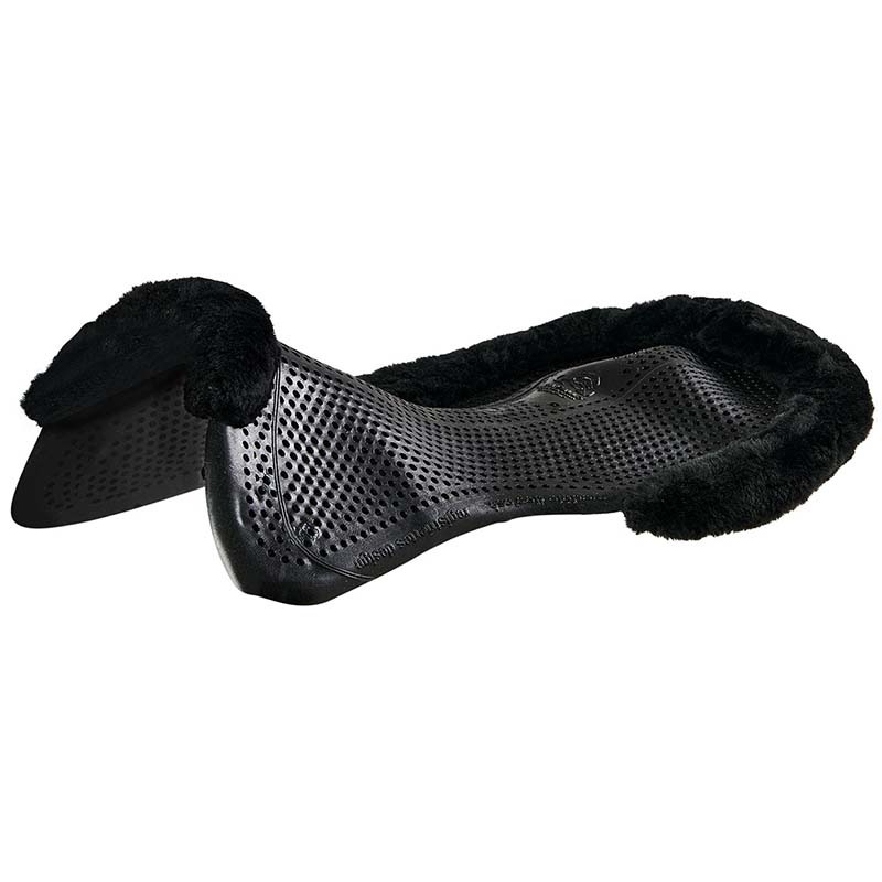 Acavallo Gel Active Sattelpad mit Kunstlammfellrand