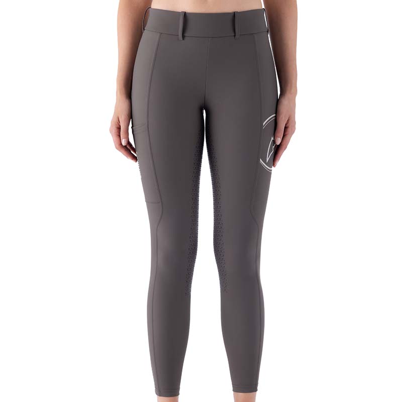 Equiline damen-reitleggings modell evrafh mit hohem bund und full grip