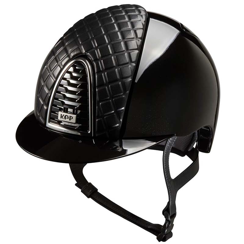 Kep italia cromo 2.0 polish reithelm mit leder - kollektion milano