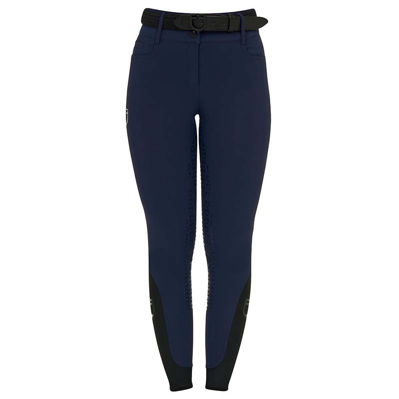 Damen Reithose Equestro Full Grip mit Strass - 9764